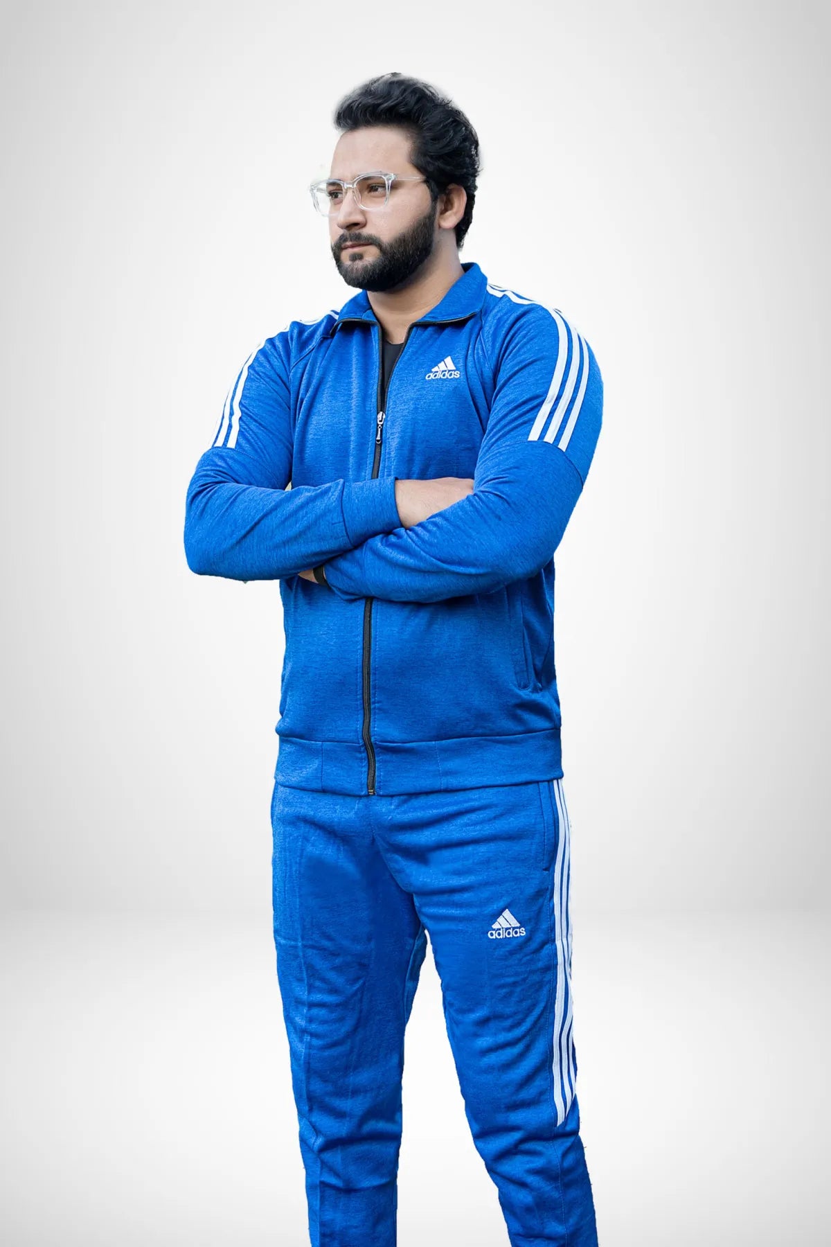 A-D-S Premium Quality Blue Tracksuit - Dazzler Store