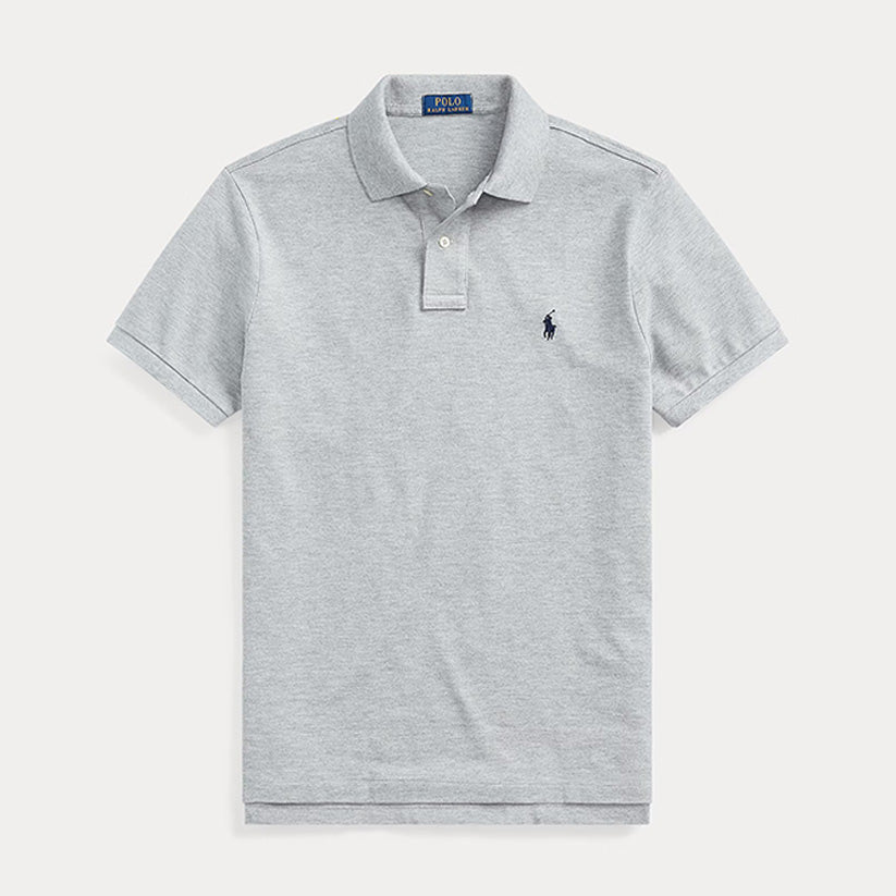 Men's Classic Cotton Polo Shirt Grey - Dazzler Store