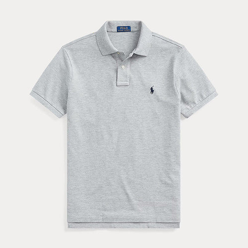 Men's Classic Cotton Polo Shirt Grey - Dazzler Store