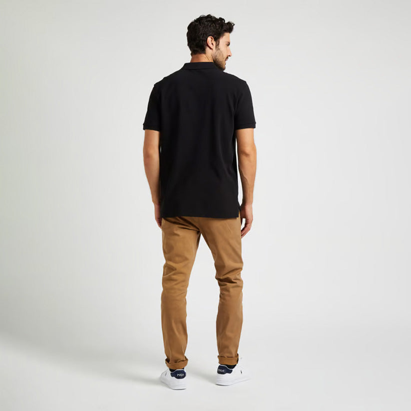 Men's Classic Cotton Polo Shirt Black - Dazzler Store