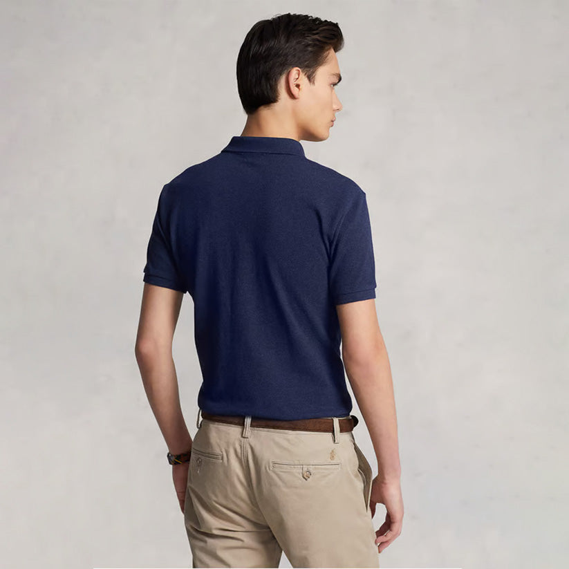 Men's Classic Cotton Polo Shirt Blue - Dazzler Store