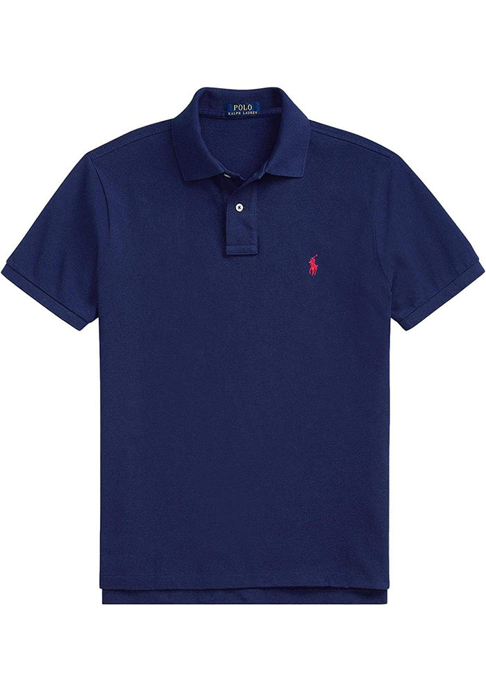 Men's Classic Cotton Polo Shirt Blue - Dazzler Store