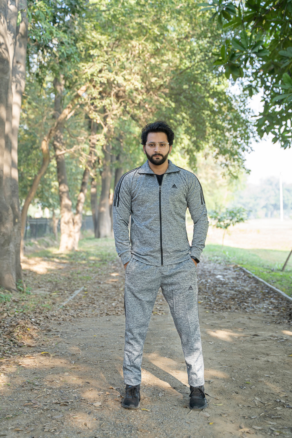 A-D-S Premium Quality Grey Tracksuit - Dazzler Store