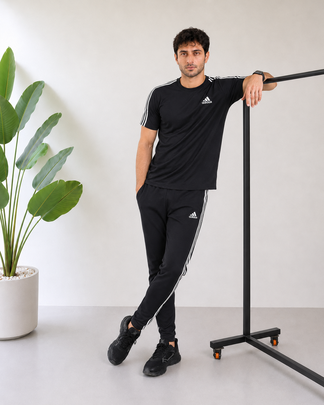 Adi Tri-liner Black Tracksuit