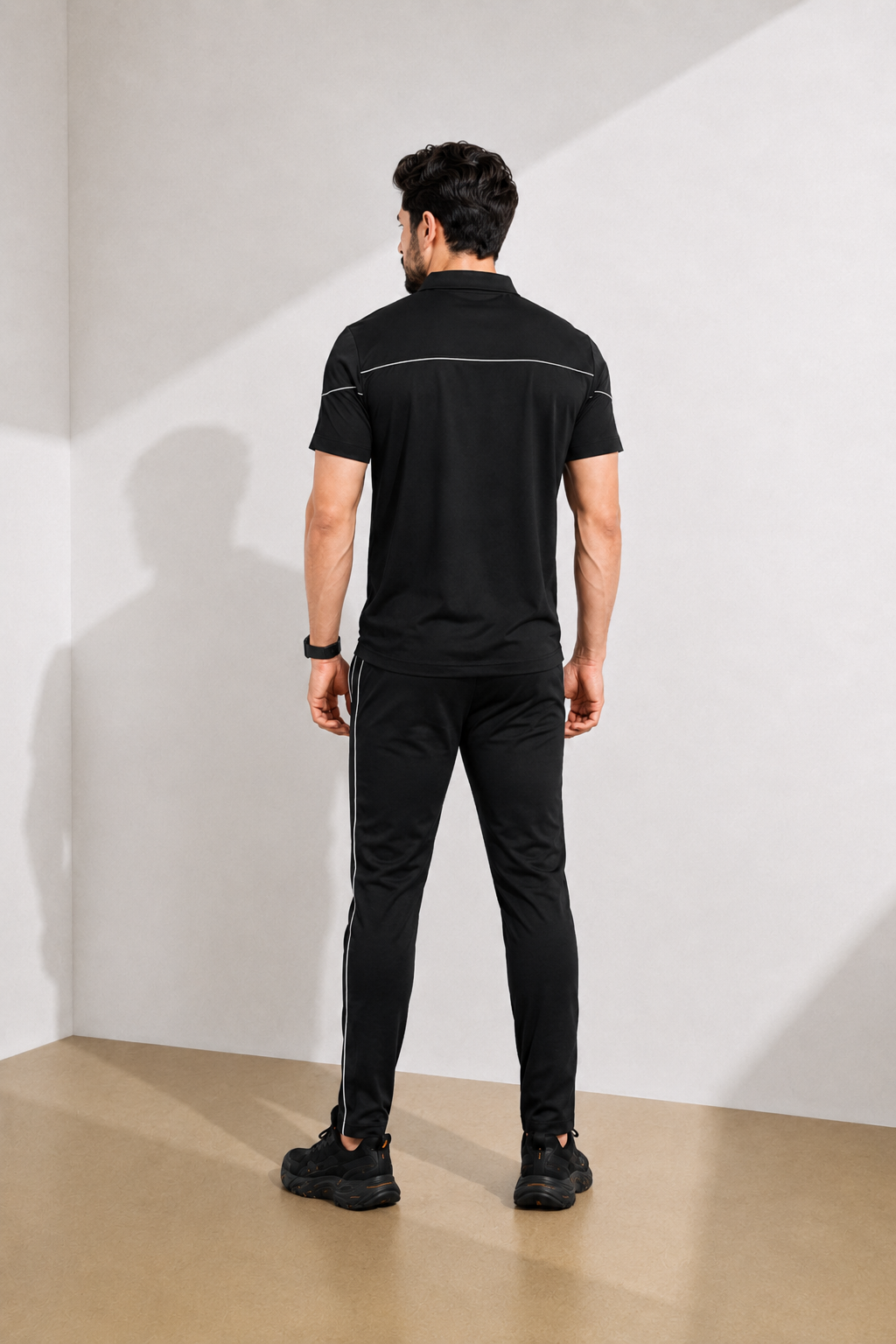 N-I-K-E Zipper Black Dri-FIT Tracksuit
