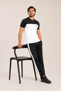 U-A Black & White Summer Tracksuit